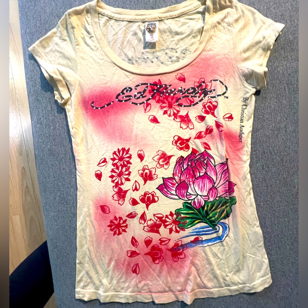 Vintage Designer Tee (Ed Hardy/Christian Audigier)